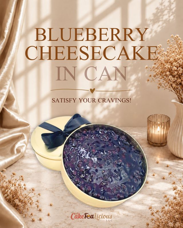 Blueberry Cheesecake in Can
