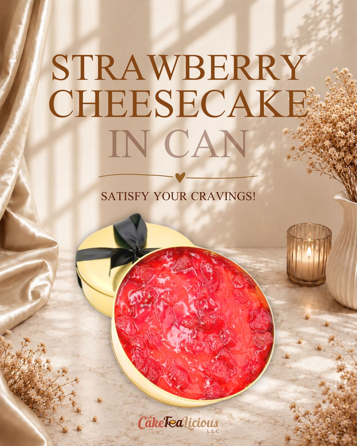 Strawberry Cheesecake in Can