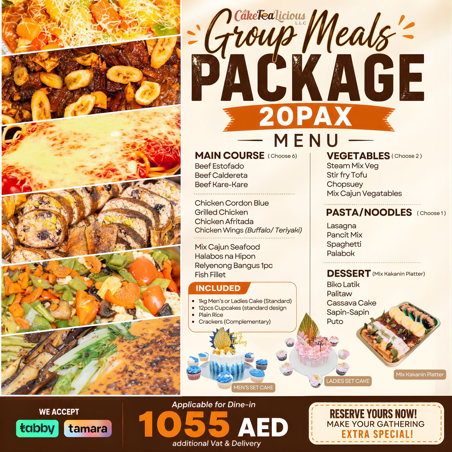 1055 GROUP MEALS