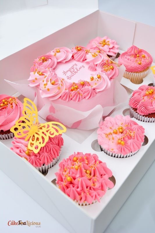 Pink Bento Cake