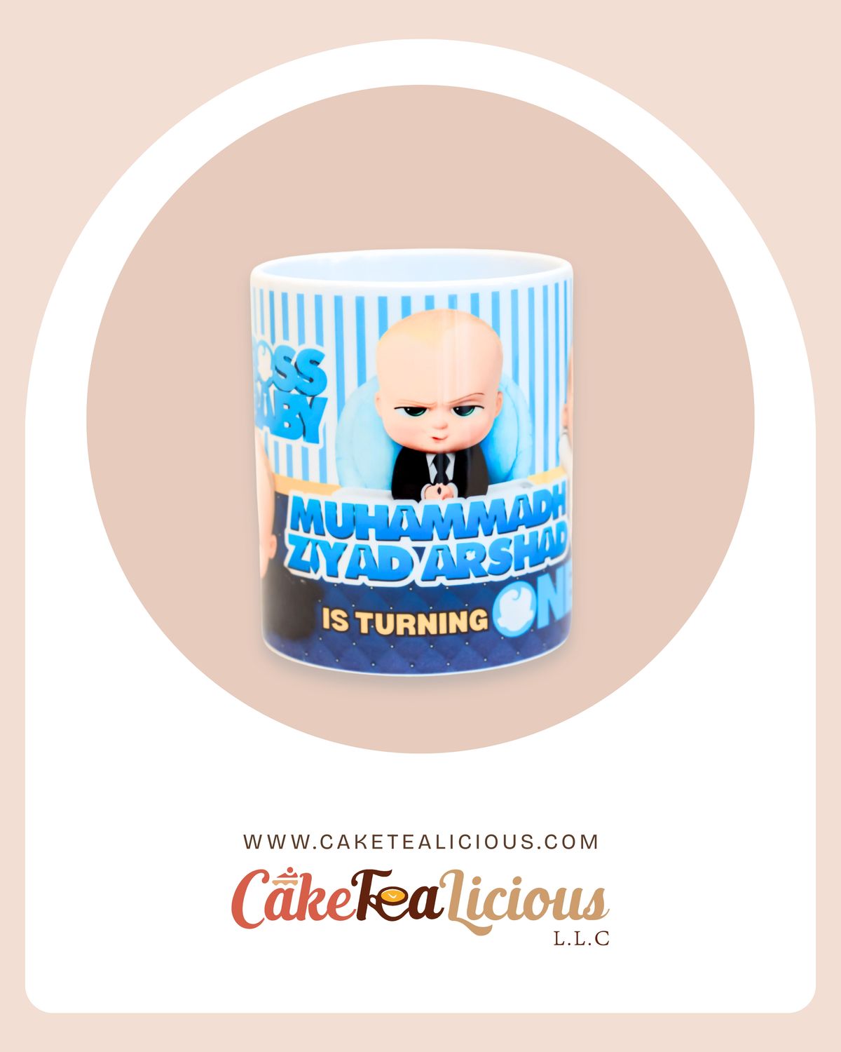Boss Baby White Ceramic Mug