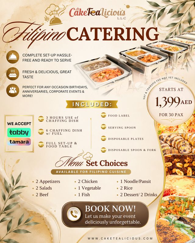 FOOD CATERING - FILIPINO MENU