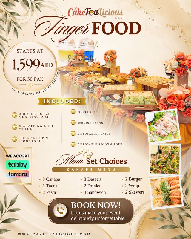 FOOD CATERING - CANAPE MENU