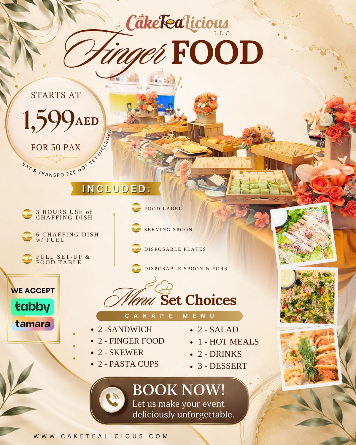 FOOD CATERING - CANAPE MENU