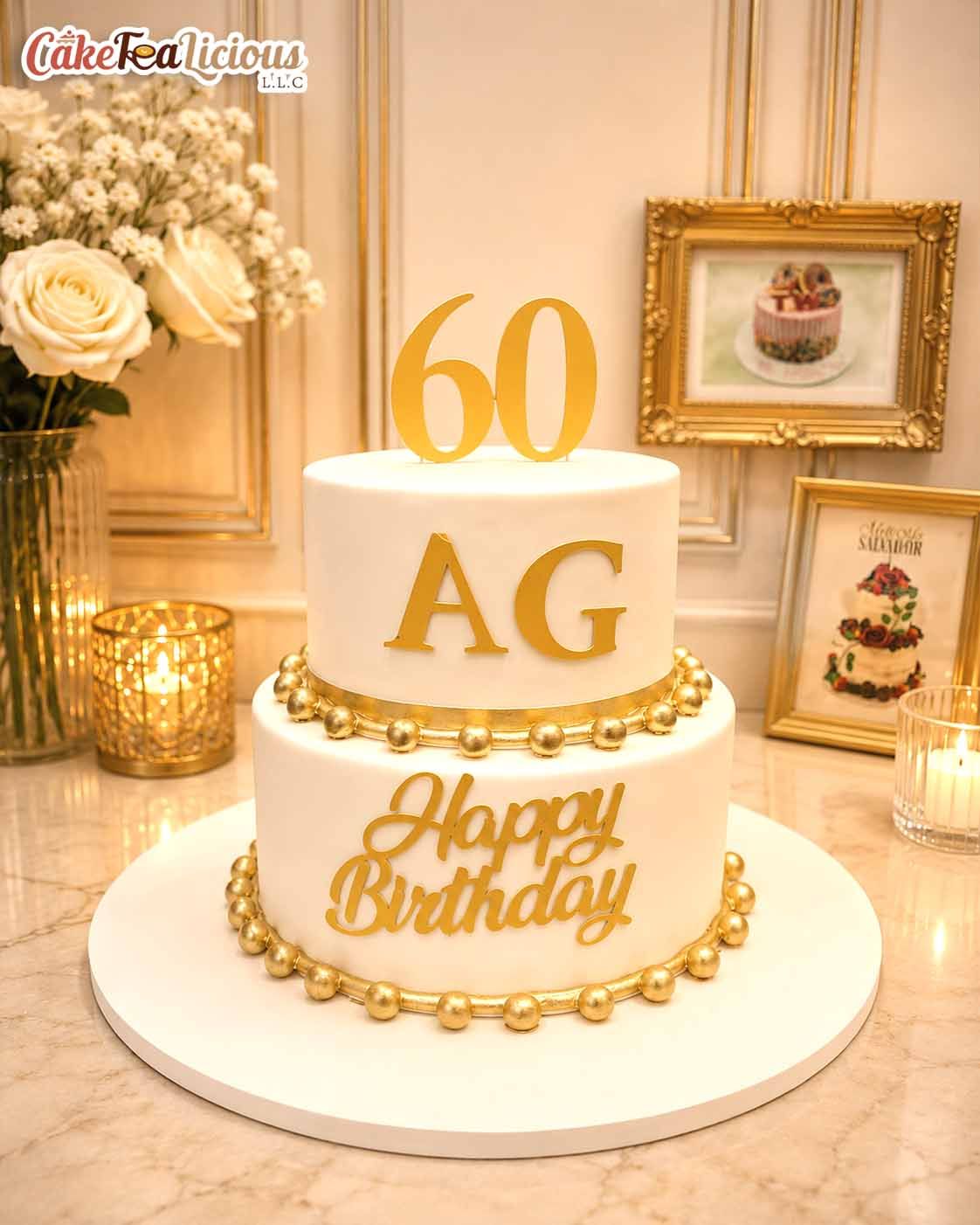 60th Birthday Cake 1