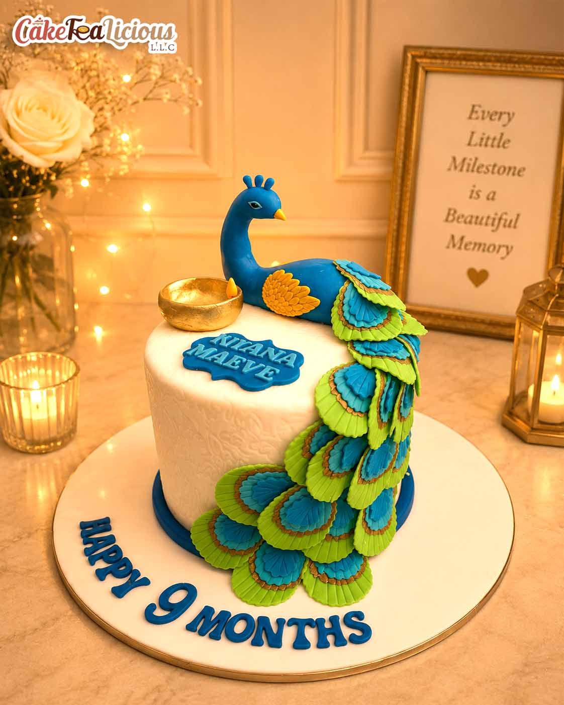 Peacock Cake 1