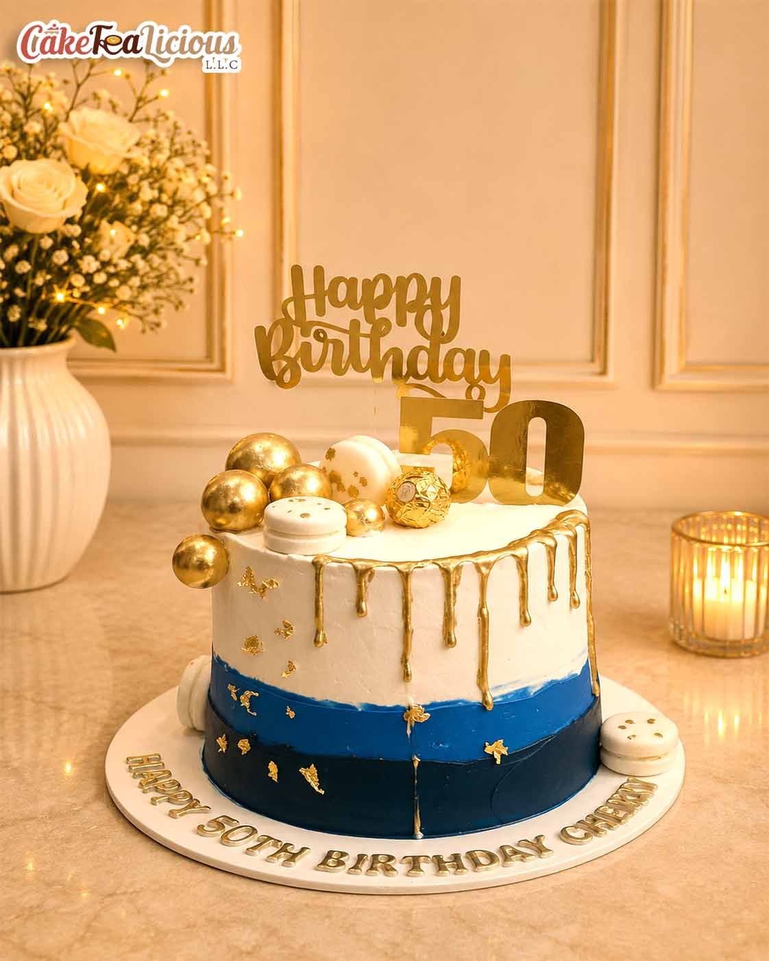 50th Birthday Cake 1