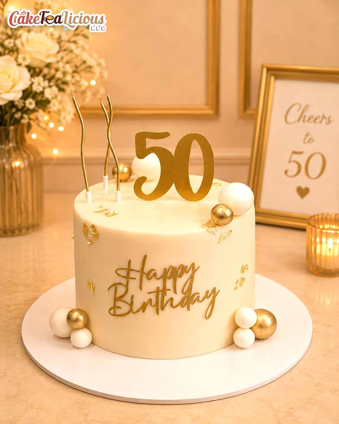50th Birthday Cake 2