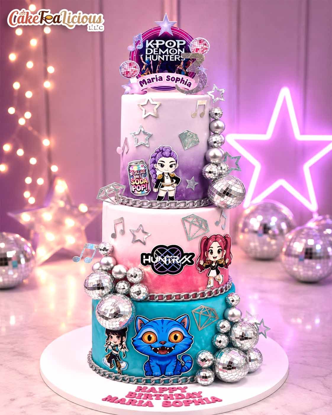 Kpop Demon Hunter Cake 1