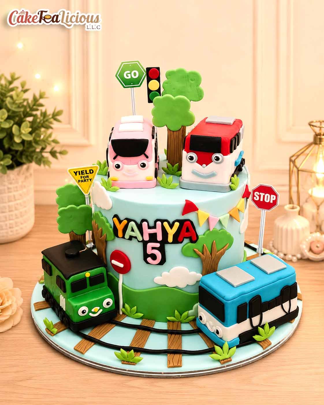 Tayo Bus Cake 1 Tayo Bus Cake 1