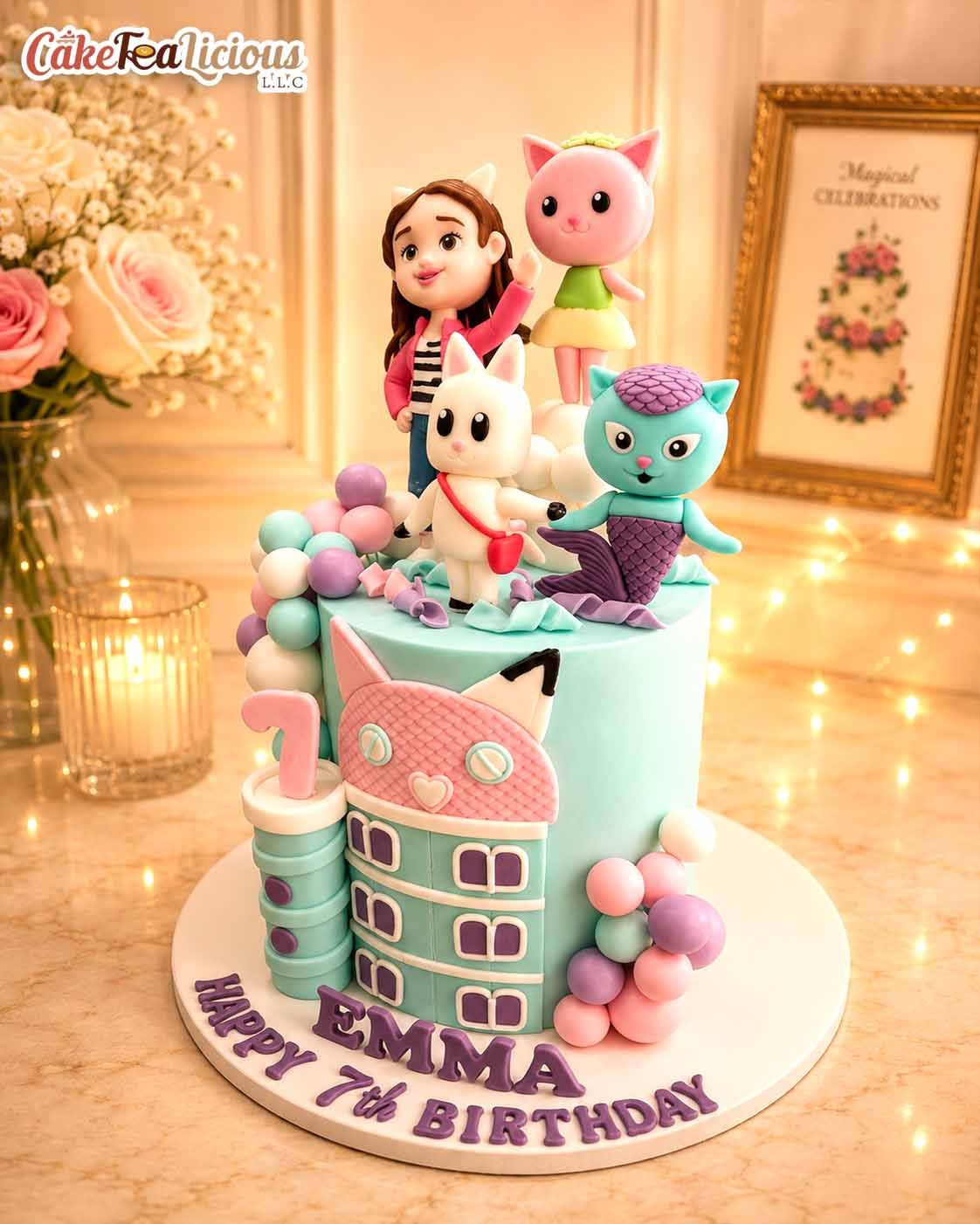 Gabby Doll House Cake 1