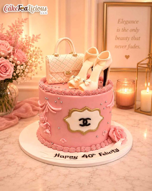 Bag &amp; Shoes Cake 1