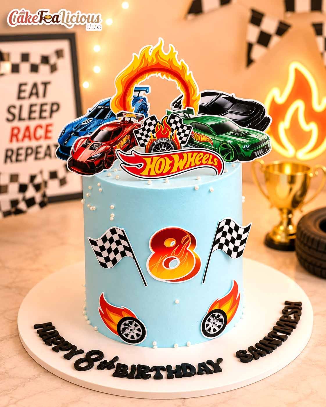 Hotwheels Cake 1