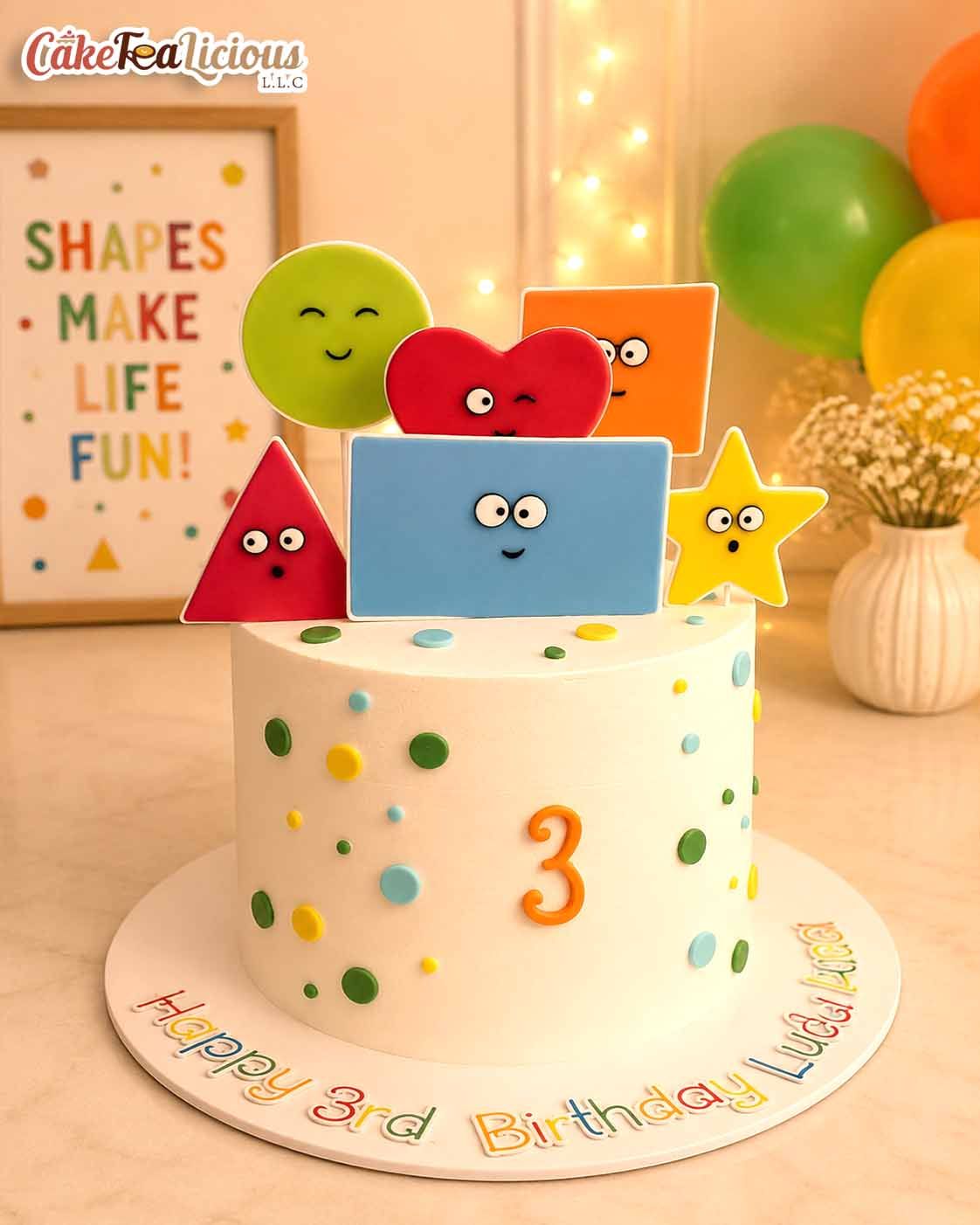 Blocks Number Cake 1