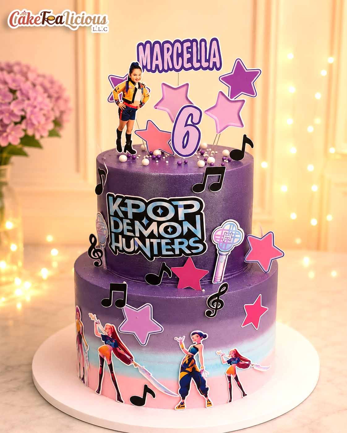 Kpop Demon Hunter Cake 6