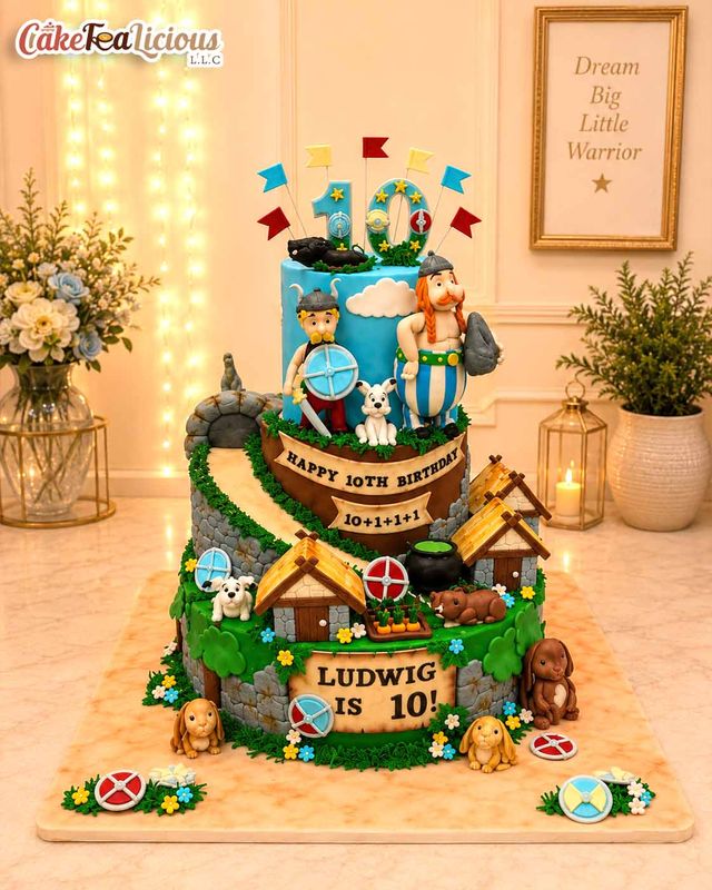 Astlix &amp; Obelix Cake 1