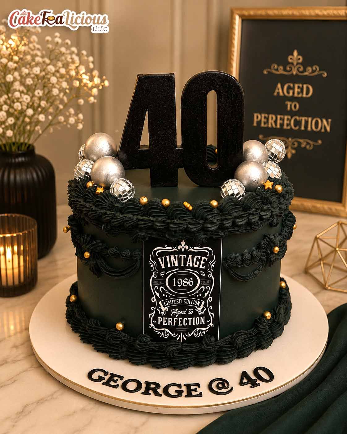 40th Birthday Cake 1