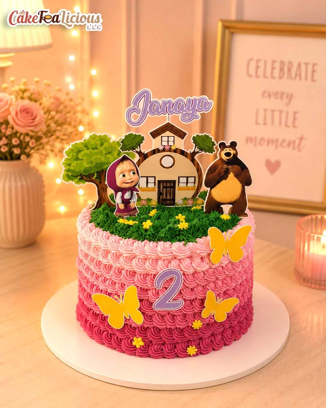 Bear & Masha Cake 2 Bear & Masha Cake 2