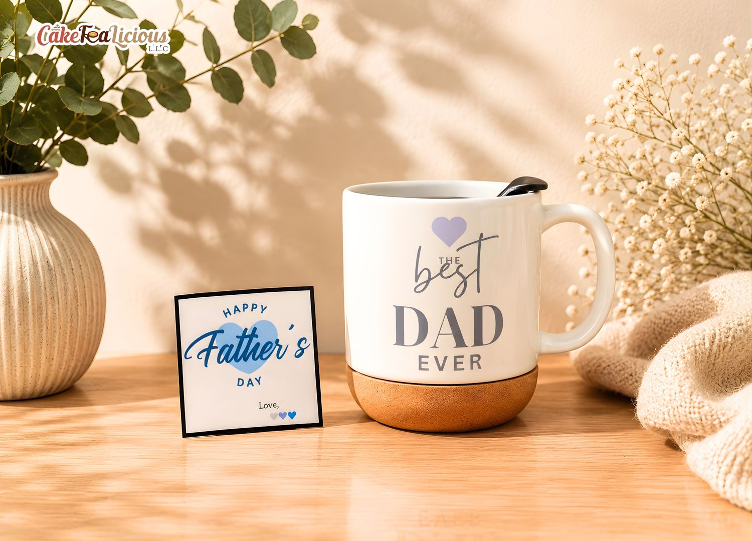 Best DAD Ceramic Mug with LID