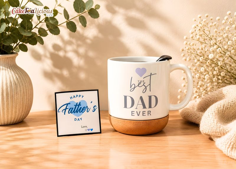 Best DAD Ceramic Mug with LID