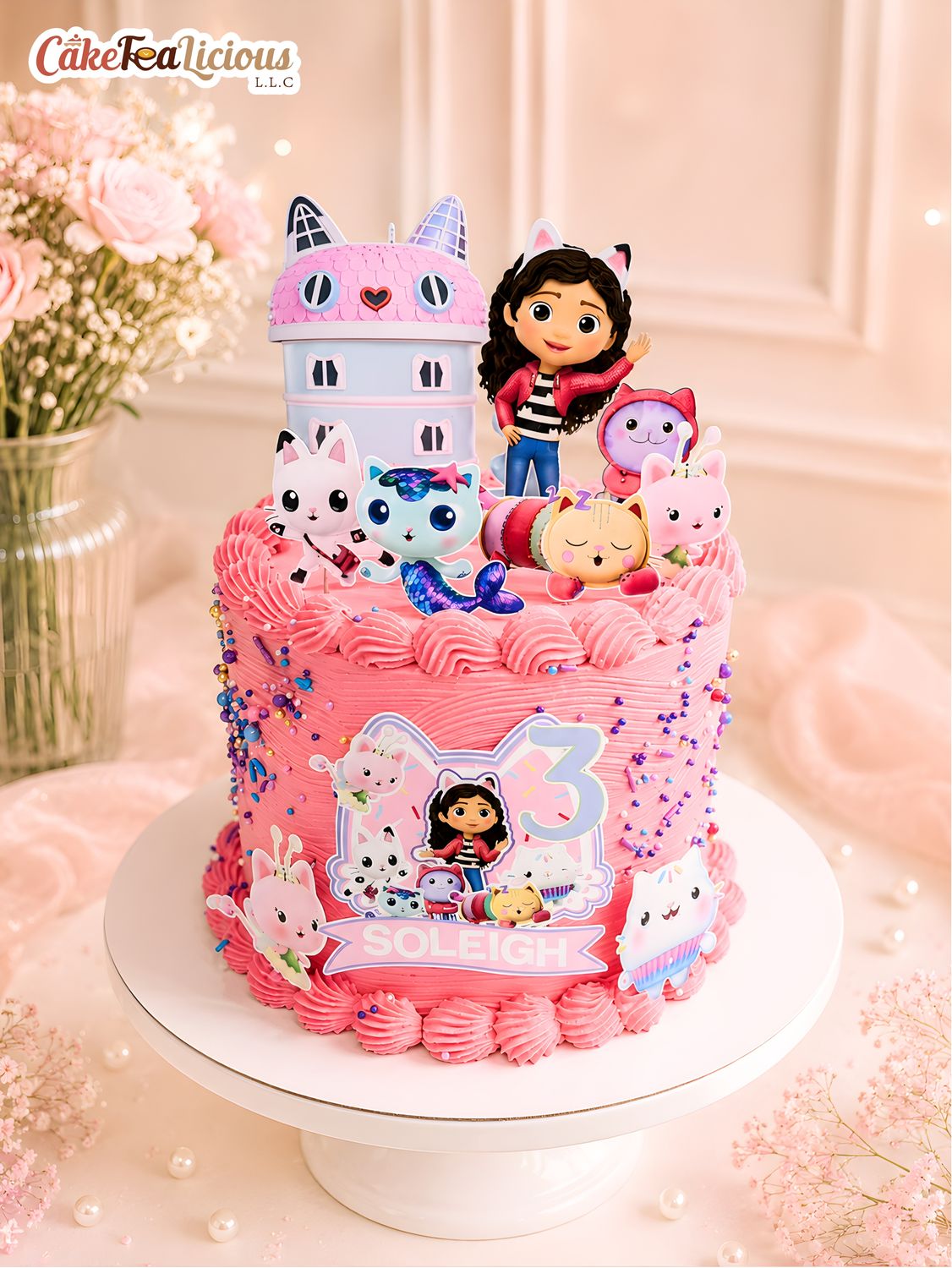 Gabby Doll House Cake 1