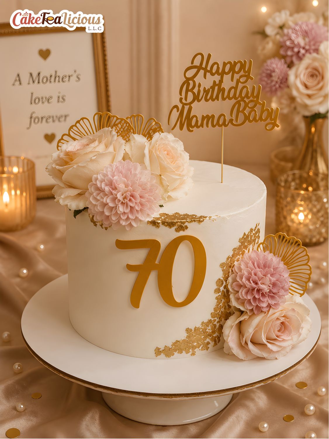 70th Birthday Cake 1 70th Birthday Cake 1