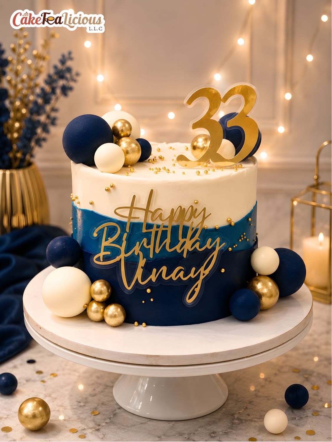 33th Birthday Cake 1