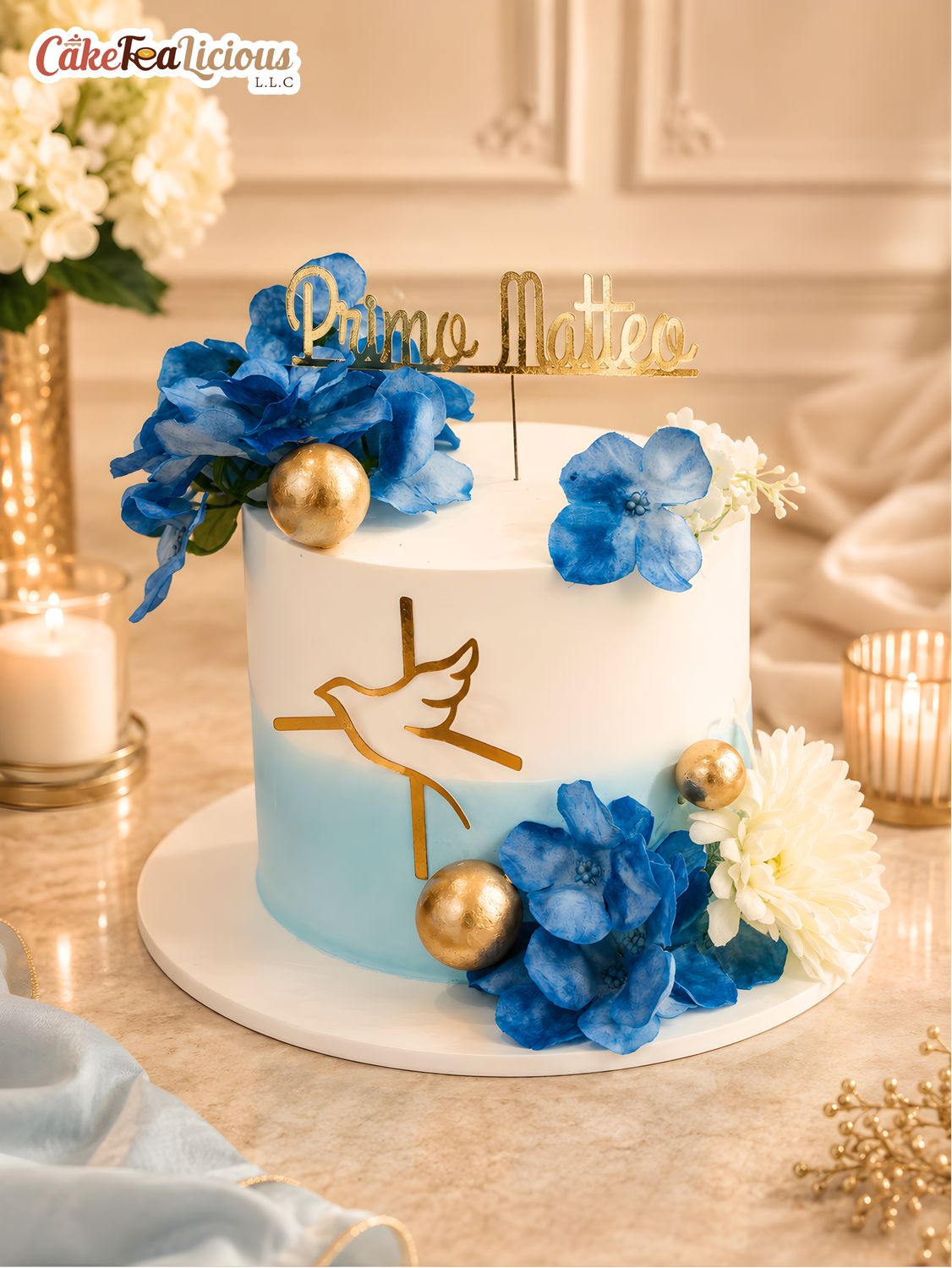 Baptism Cake 4