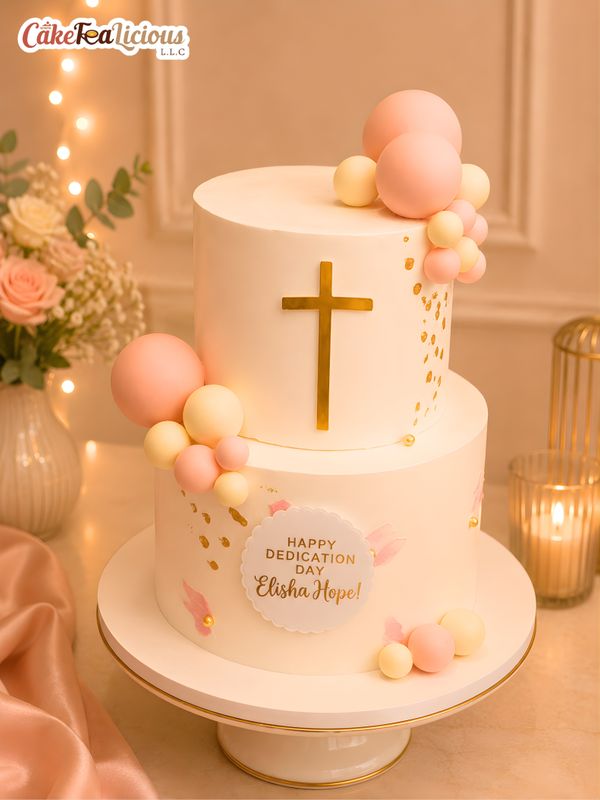 Baptism Cake 5