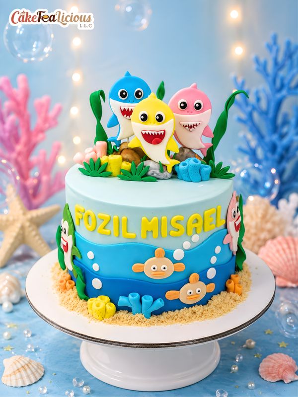 Baby Shark Cake 2