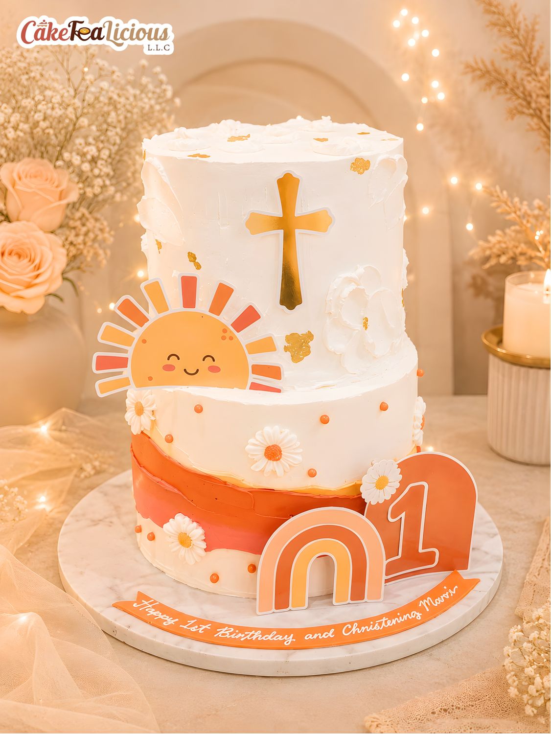 Baptism Cake 2