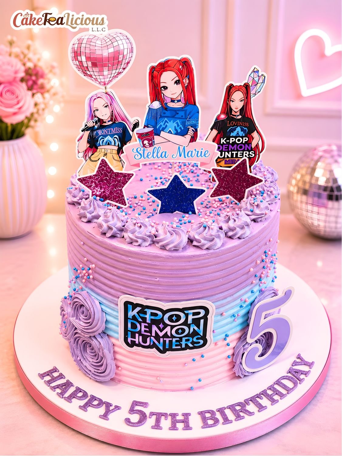 Kpop Demon Hunter Cake 11