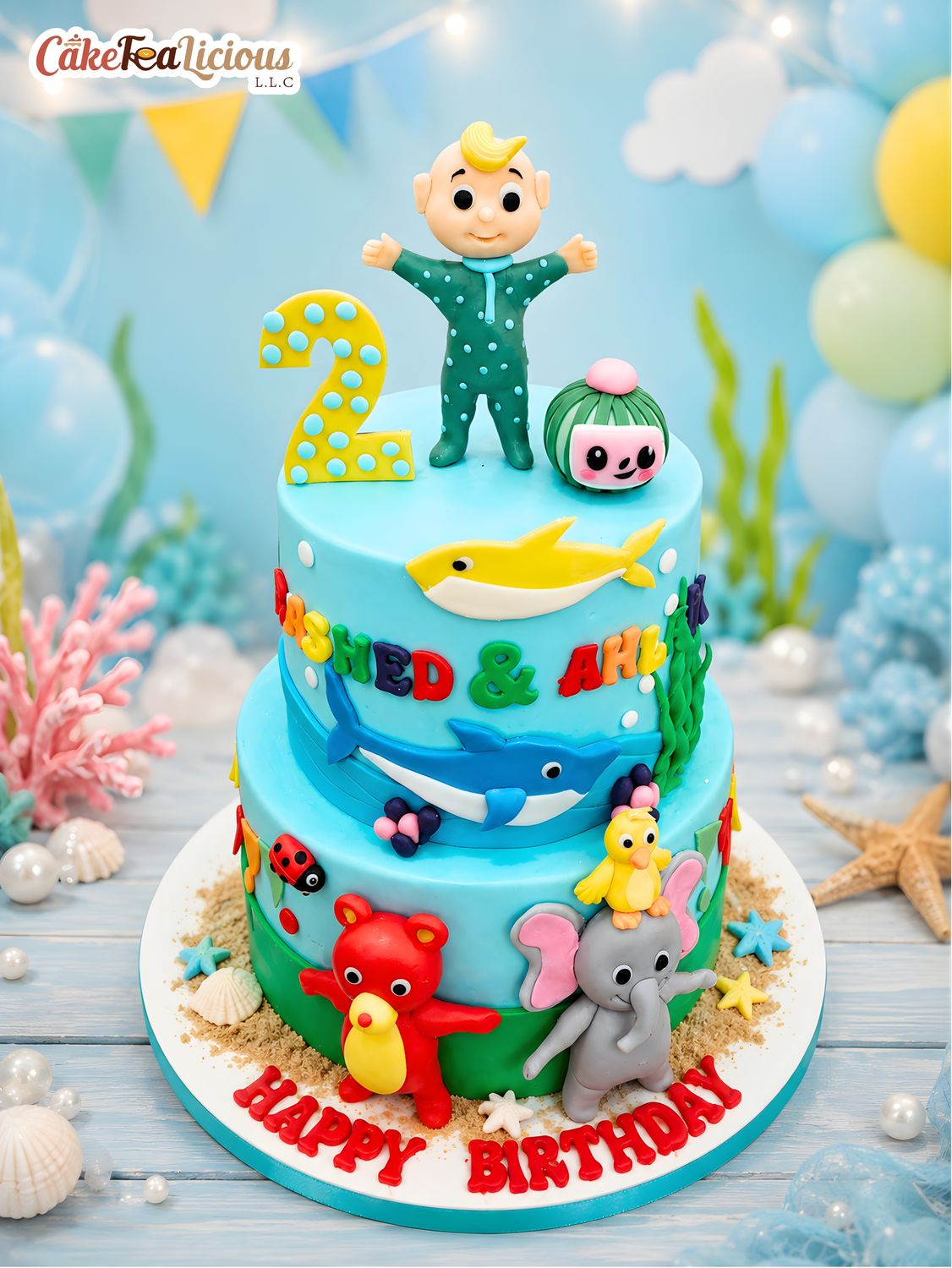 Cocomelon Cake 7
