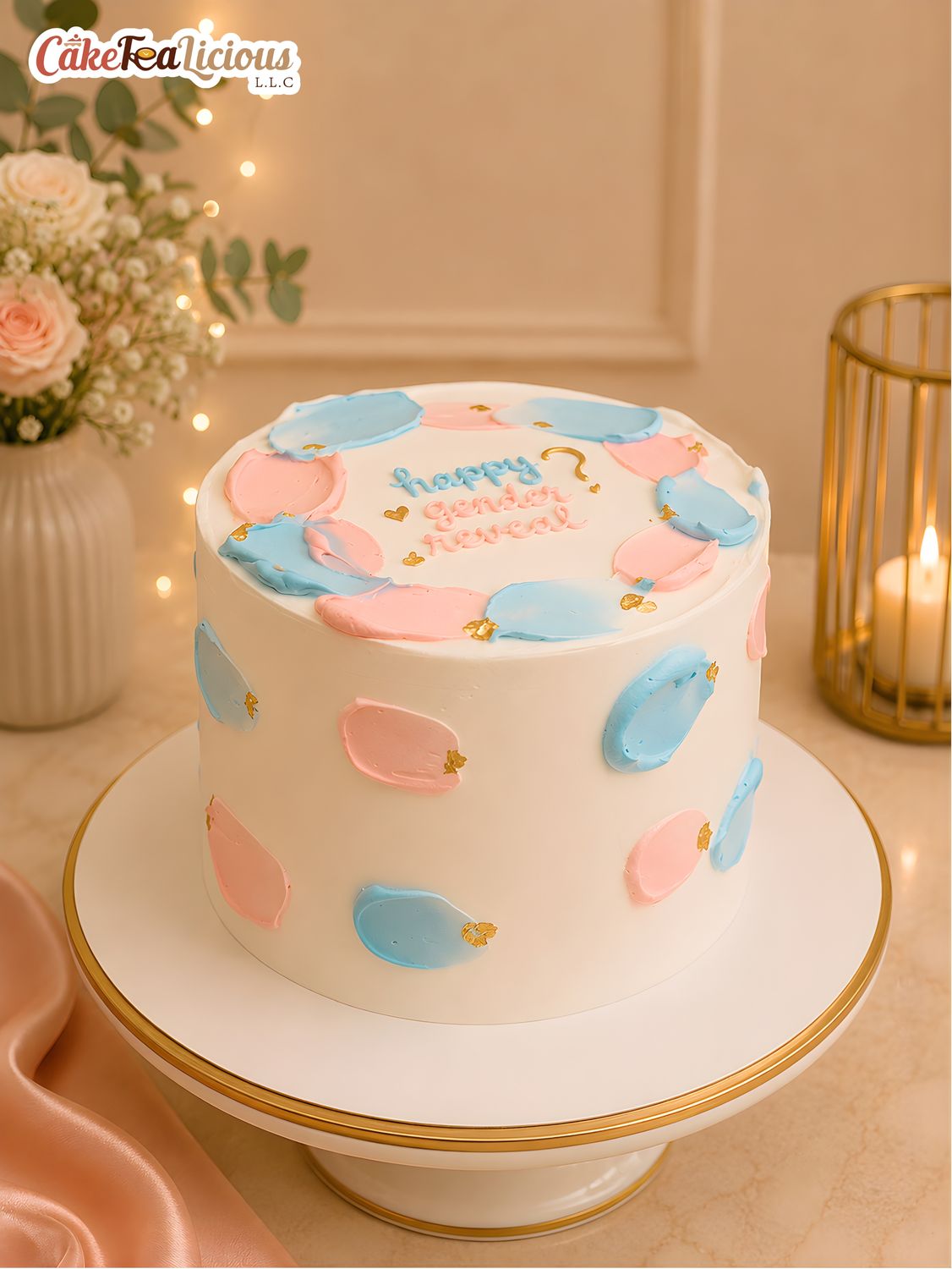 Gender Reveal Cake 6 Gender Reveal Cake 6