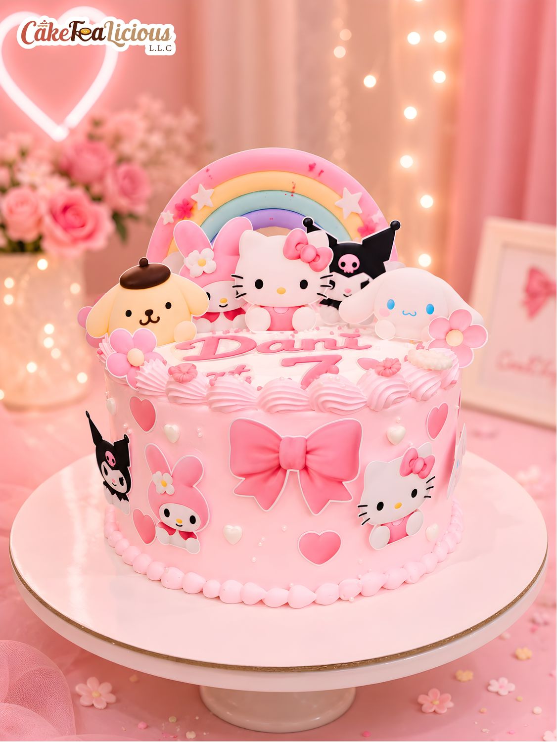 Hello kitty &amp; friends Cake 4