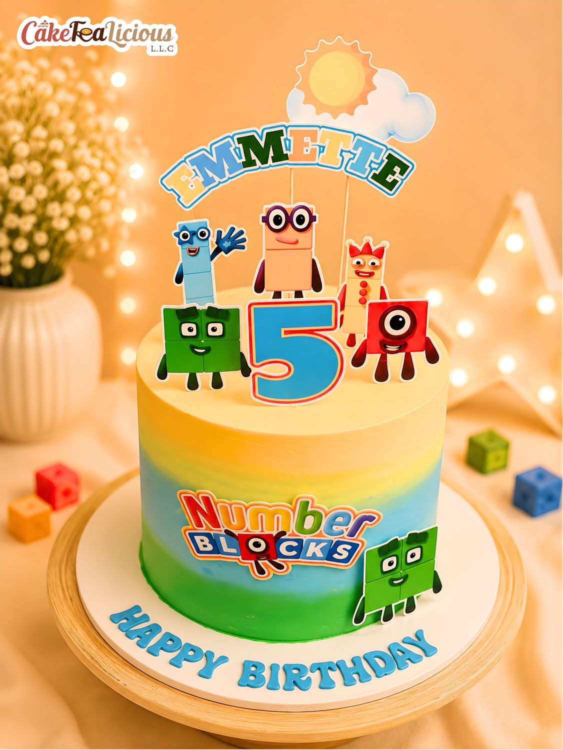 Number Blocks Cake 1