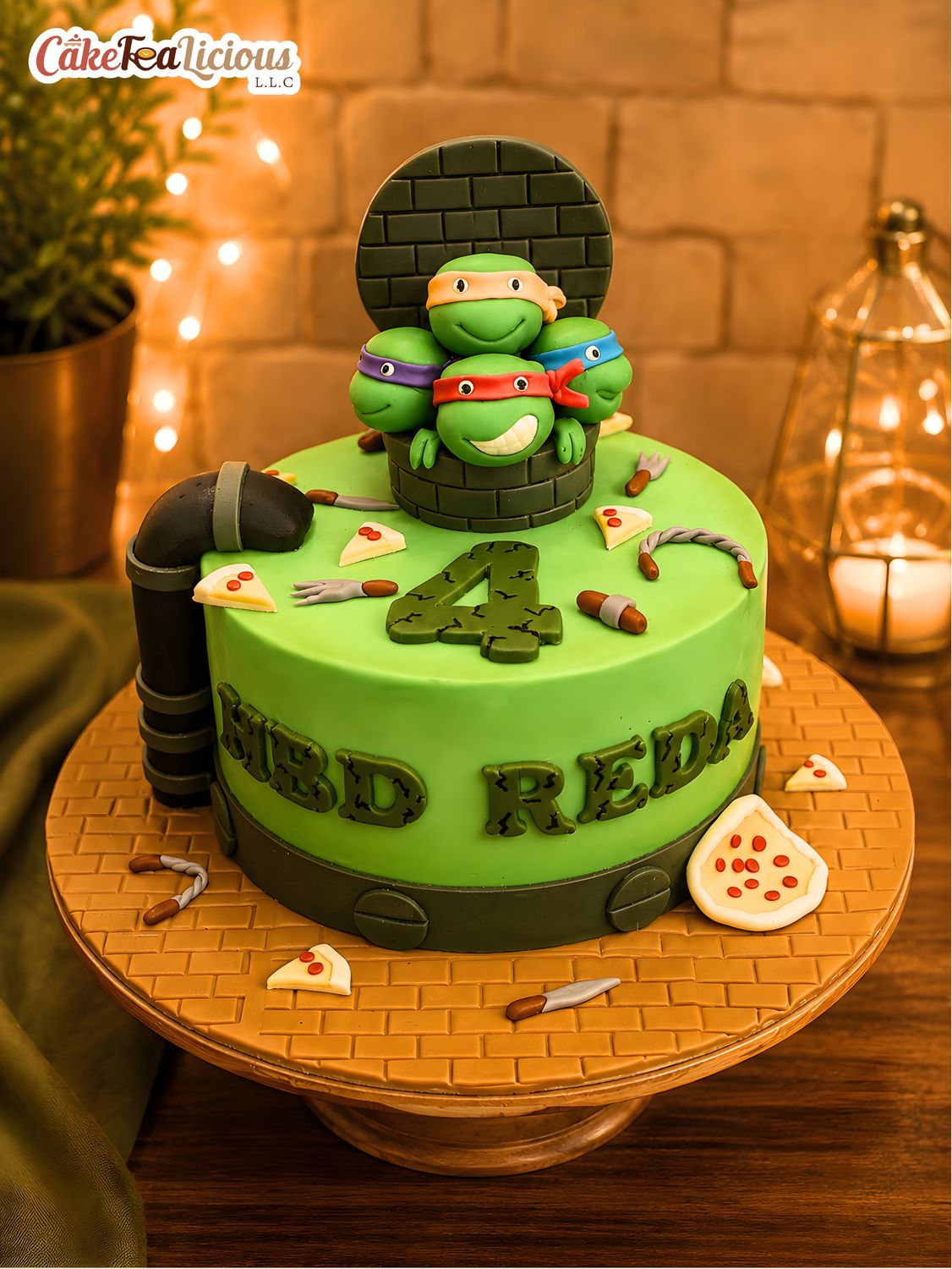 Ninja Turtle Cake 1