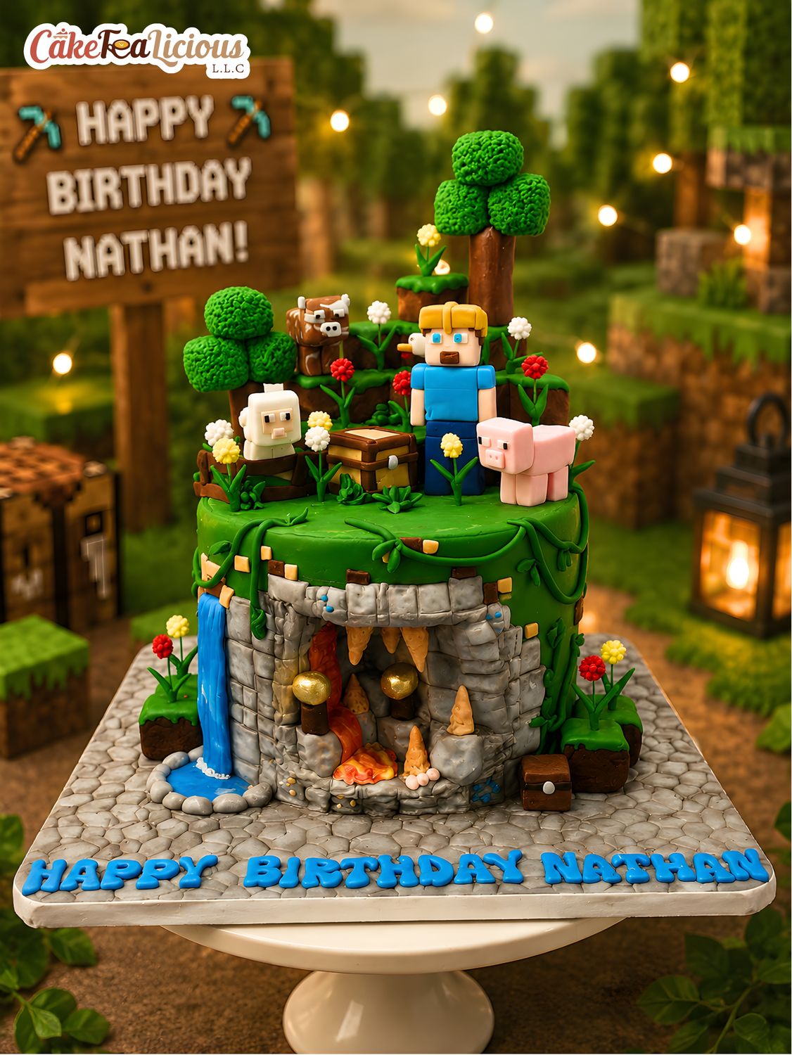 Minecraft Cake 4