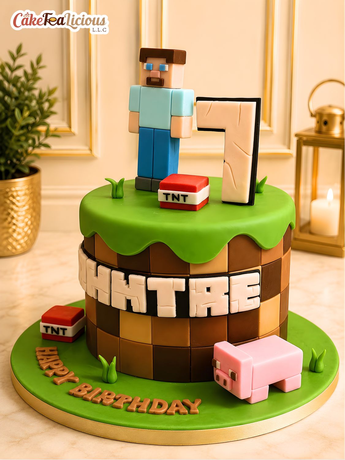 Minecraft Cake 1