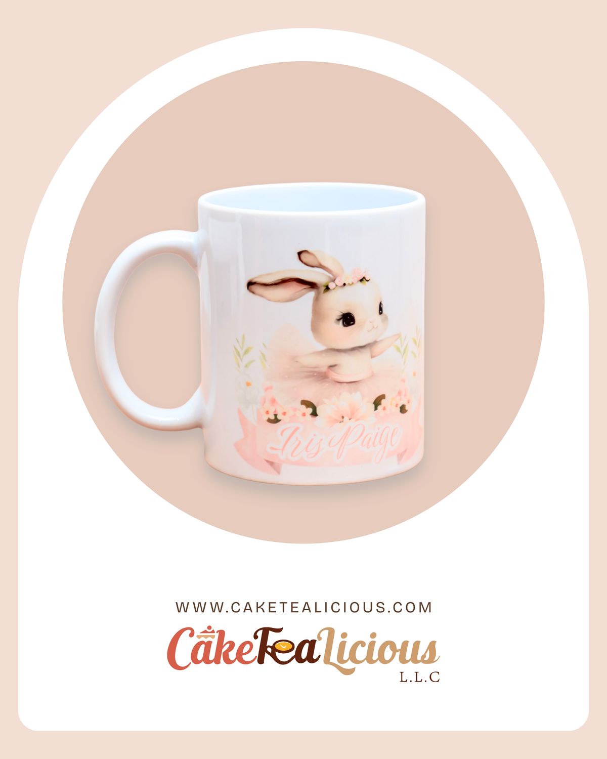 Bunny White Ceramic Mug