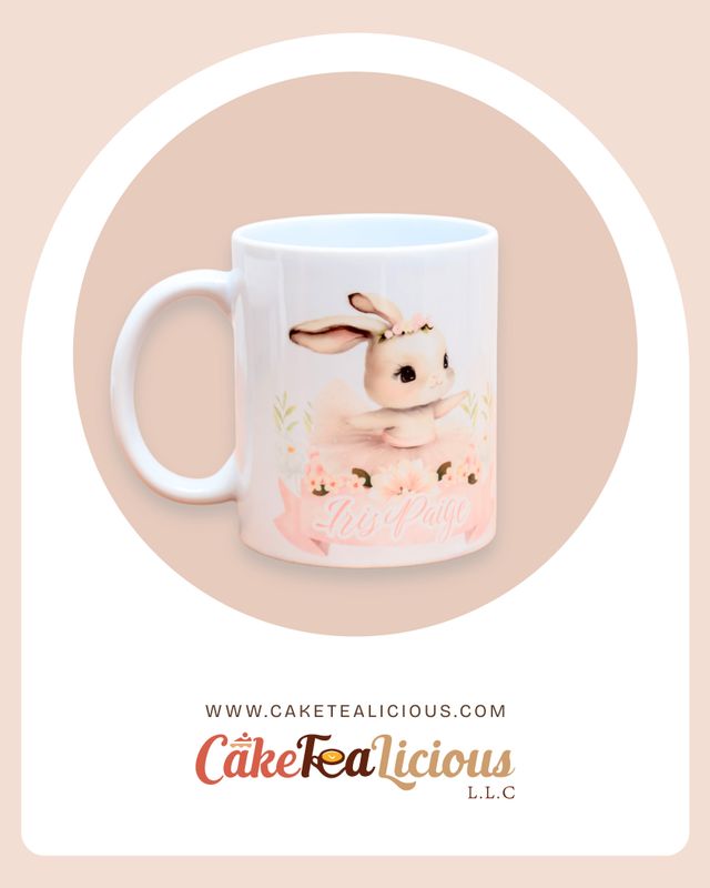Bunny White Ceramic Mug