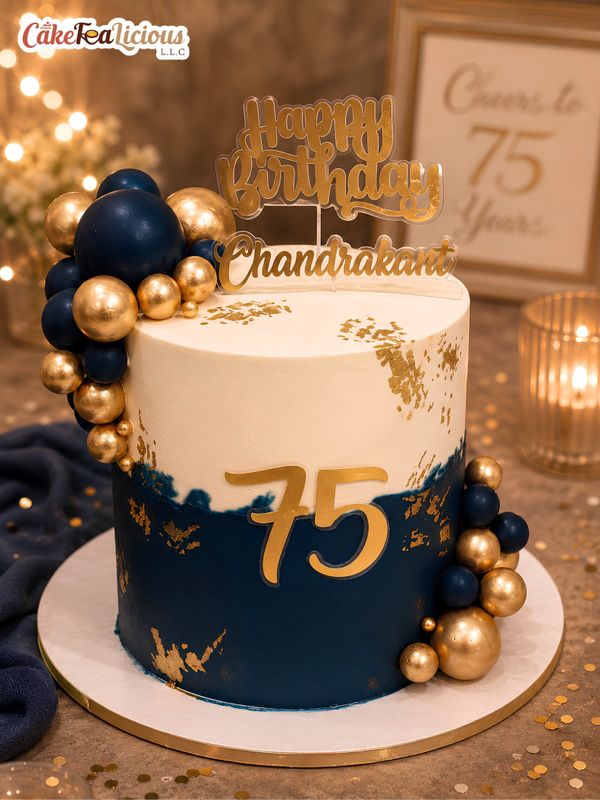 75th Birthday Cake