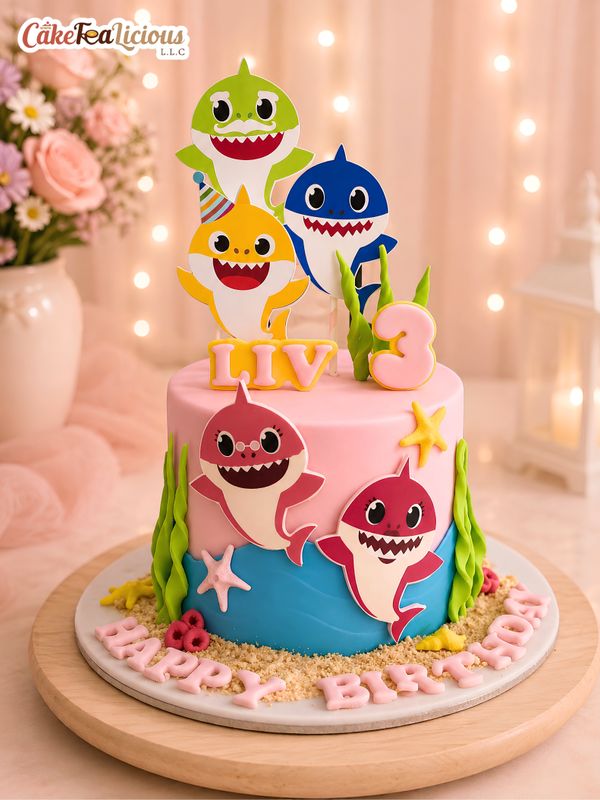 Baby Shark Cake 3