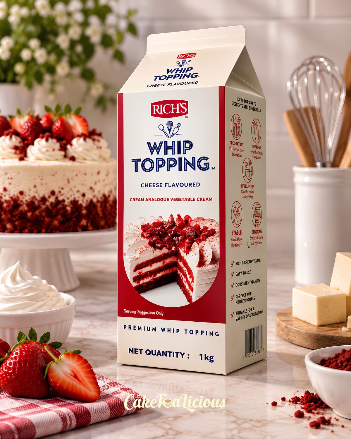 Rich’s Whip Topping Cheese Flavour 1Kg