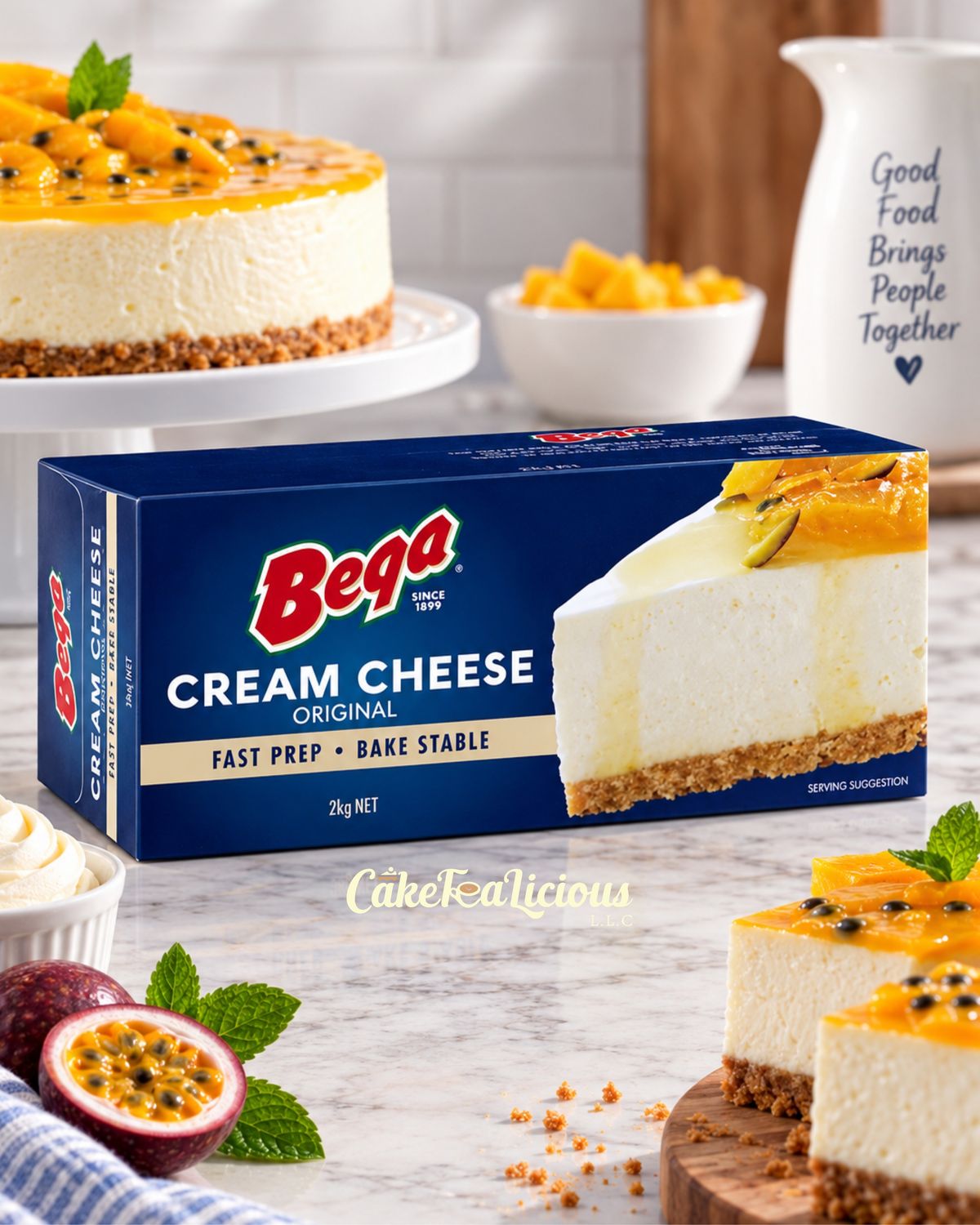 Bega Cream Cheese 2Kg
