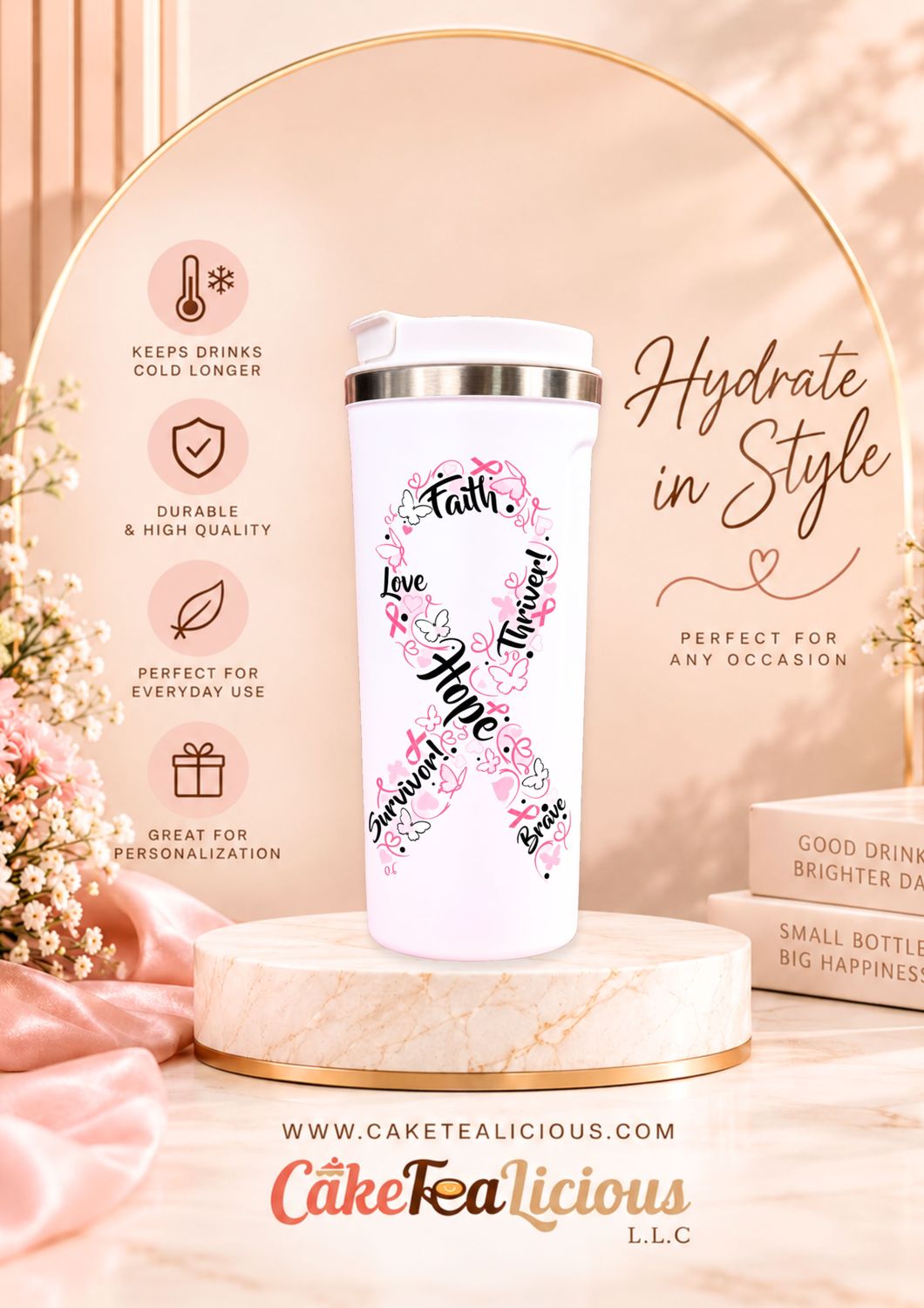 510ML TUMBLER WHITE