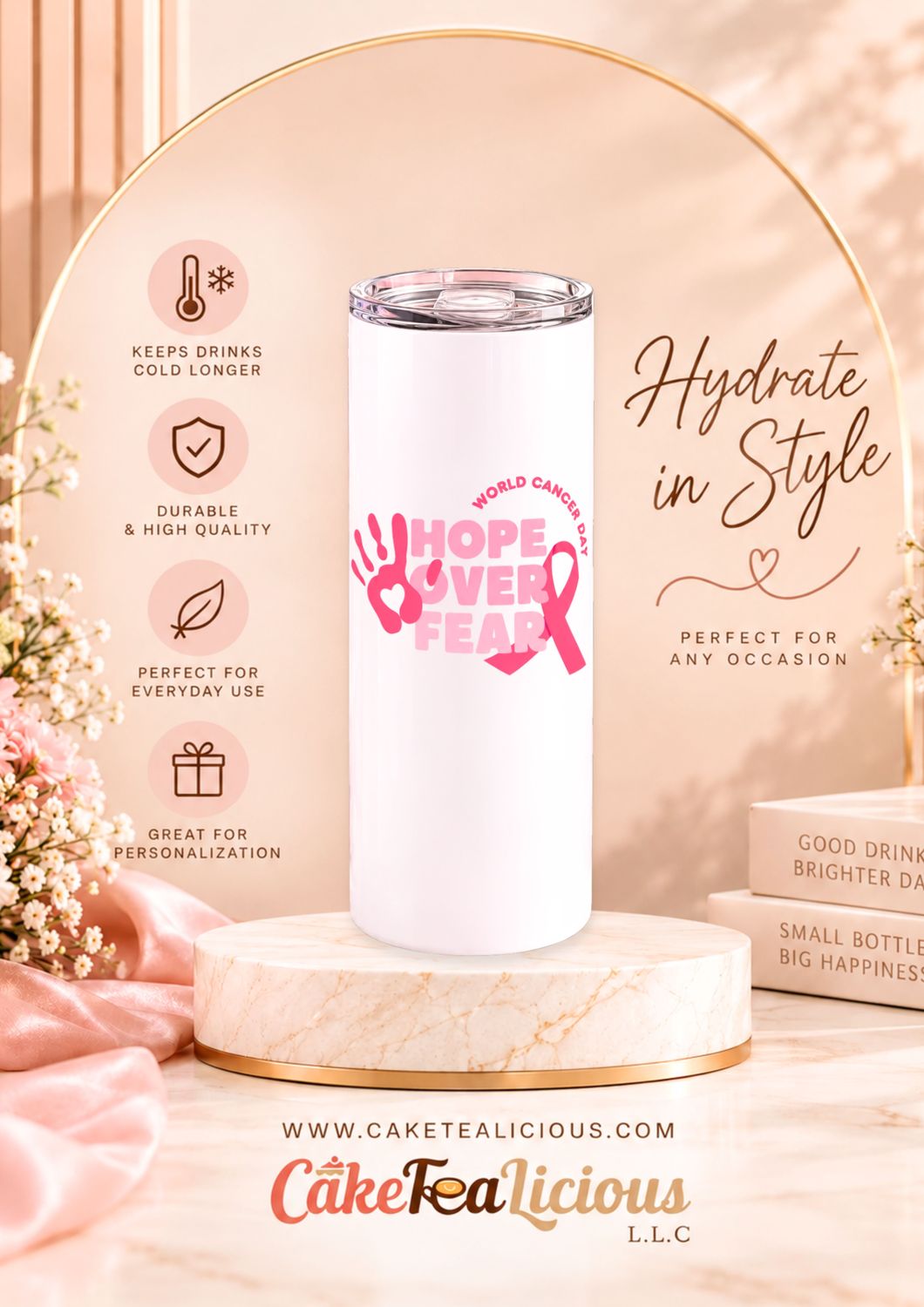 STEEL BOTTLE with STRAW 500ML
