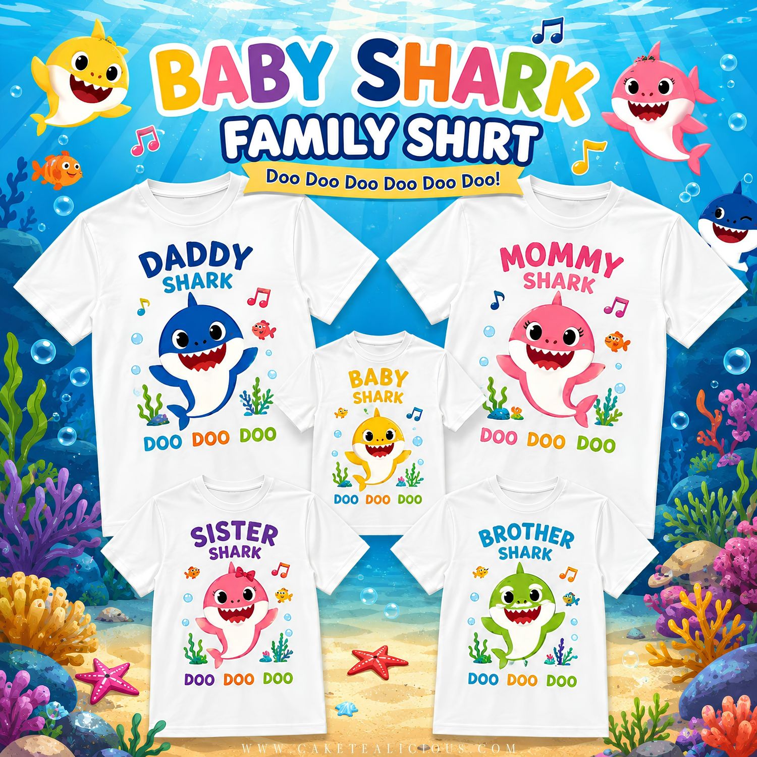 Baby Shark Theme Shirts