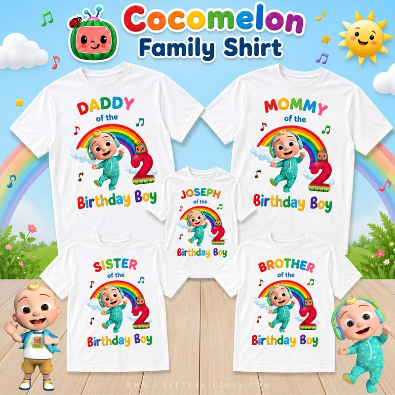 Cocomelon 2 Theme Shirts
