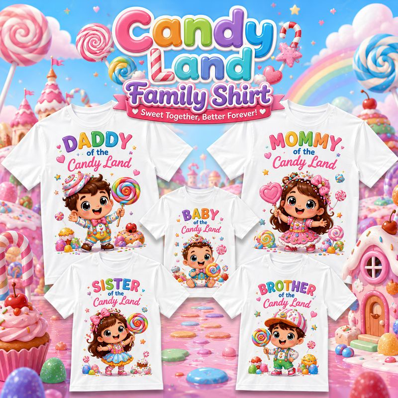 Candy Land Theme Shirts